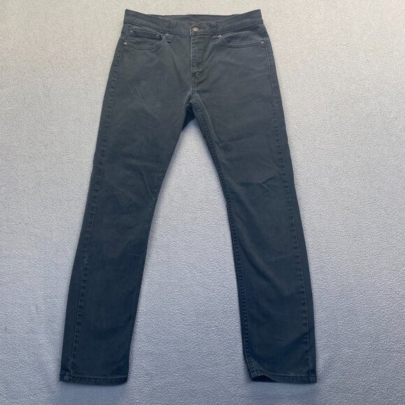 Levis 510 Skinny Stretch Mens Jeans Size 32X32 Black Stretch - Picture 1 of 11